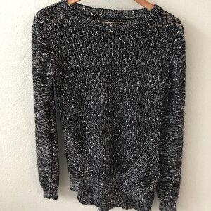 Black and white sweater